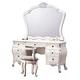 漢妮Hampton約瑟芬法式5尺化妝鏡台桌椅組-146x52x191cm product thumbnail 2