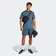Adidas M Z.N.E. Tee [IS8358] 男 短袖 上衣 T恤 運動 休閒 簡約 百搭 寬鬆 舒適 藍綠 product thumbnail 4