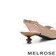 高跟鞋 MELROSE 質感時髦牛漆皮方頭魚口高跟鞋－米 product thumbnail 4
