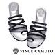 VINCE CAMUTO 交叉帶水鑽平底涼鞋-絨黑 product thumbnail 4