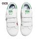 adidas 休閒童鞋 Stan Smith CF 白 綠 中童 魔鬼氈 史密斯 三葉草 愛迪達 H05273 product thumbnail 8