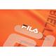 FILA KIDS 童舒適休閒運動套裝 上衣+短褲-橘色 1WTY-4910-OR product thumbnail 4