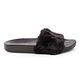 STEVE MADDEN-SOFTEY-BLACK 毛絨一字拖-黑色 product thumbnail 2