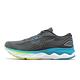 Mizuno 慢跑鞋 Wave Skyrise 4 男鞋 灰 藍 綠 漸層 回彈 運動鞋 美津濃 J1GC2309-51 product thumbnail 2