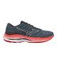 Mizuno 慢跑鞋 Wave Rider 26 男鞋 藍 灰 超寬楦 避震 ENERZY中底 路跑 美津濃 J1GC2204-51 product thumbnail 6