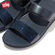 【FitFlop】LULU CRYSTAL EMBELLISHED SLIDES 經典水鑽雙帶涼鞋-女(午夜藍) product thumbnail 5