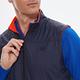 【Lynx Golf】男款雙面穿Fleece風衣布無袖背心-深藍色/橘色 product thumbnail 8