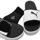 Puma 拖鞋 Softride Slide V 男鞋 魔鬼氈 腳背寬度可調 夏日 輕便 白 黑 382112-04 product thumbnail 8