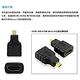 Bravo-u HDMI (母) to Micro HDMI (公) 24k鍍金轉接頭 product thumbnail 2