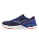 Mizuno 慢跑鞋 Wave Revolt 3 寬楦 男鞋 藍 粉紅 入門款 運動鞋 美津濃 J1GC2385-53 product thumbnail 2