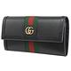 GUCCI Ophidia GG 品牌經典牛皮翻蓋釦式長夾(黑) product thumbnail 3