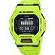 CASIO 卡西歐 G-SHOCK 纖薄運動系藍芽計時手錶 送禮推薦-萊姆綠 GBD-200-9 product thumbnail 3