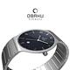 OBAKU 極簡時代數字超薄腕錶-銀黑/38mm product thumbnail 2