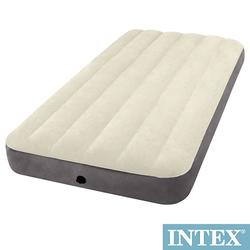 INTEX 新型氣柱-單人加大植絨充氣床墊-寬99cm(64101)
