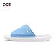 Nike 拖鞋 Jordan Play Slide GS 大童鞋 女鞋 白 水藍 喬丹 泡棉 舒適 DN3596-401 product thumbnail 3