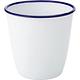 《Utopia》琺瑯茶杯(藍白500ml) | 水杯 茶杯 咖啡杯 露營杯 琺瑯杯 product thumbnail 2