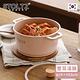 STOLTZ 韓國製LIMA系列鑄造陶瓷雙耳湯鍋24CM(附鍋蓋)-蜜桃粉 product thumbnail 4