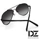DZ 經典名仕 抗UV 偏光太陽眼鏡墨鏡(黑框漸層灰片) product thumbnail 6