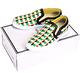 MOA SLIP ON QUADRATI 幾何圖形帆布便鞋(白x綠色) product thumbnail 5