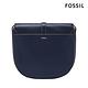 FOSSIL Emery 金釦斜背馬鞍包-經典藍 SHB3161545 product thumbnail 4