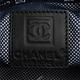 CHANEL 經典小香LOGO方型織布化妝包(深藍) product thumbnail 6