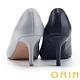 ORIN 反摺方釦羊皮尖頭高跟鞋 黑色 product thumbnail 5