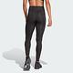 Adidas OPT 3S 1/1 L [IT9105] 女 緊身褲 運動 健身 重訓 深蹲 高腰 吸濕排汗 口袋 黑白 product thumbnail 3