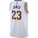 Nike LeBron James Lakers [CW3595-101] 男 球衣 詹姆斯 23號 湖人 球迷版 白紫 product thumbnail 2