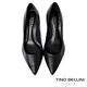 【TINO BELLINI 貝里尼】巴西進口素面尖頭低跟鞋FWCV035A-1(黑色) product thumbnail 3