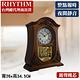 RHYTHM日本麗聲 歐風古典貝殼鑲嵌報時座鐘/34.5cm product thumbnail 4