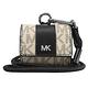 MICHAEL KORS GIFTING 經典MK印花拼接AIRPODS耳機收納套禮盒組(淺褐/黑-附頸掛帶) product thumbnail 2