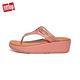 【FitFlop】LULU SLEEK LASER-CUT LEATHER TOE-POST SANDALS簍空雷射雕刻設計夾腳涼鞋-女(玫瑰色) product thumbnail 3