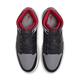 NIKE AIR JORDAN 1 MID 男運動籃球鞋-黑灰紅-DQ8426006 product thumbnail 4