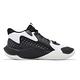 Under Armour 籃球鞋 JET 23 男鞋 黑 白 皮革 網布 緩衝 回彈 運動鞋 UA 3026634006 product thumbnail 3