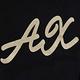 AX ARMANI EXCHANGE 燦金色字母LOGO薄棉質長袖上衣(黑/L號) product thumbnail 5