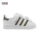 adidas 童鞋 Superstar CF I 白 綠 小童 學步鞋 迷彩 貝殼頭 三葉草 愛迪達 HQ4286 product thumbnail 6