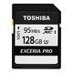 TOSHIBA 東芝 EXCERIA PRO SD SDXC 128G/GB 95MB/S N401 高速記憶卡 (公司貨) 支援 4K product thumbnail 2