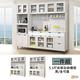 WAKUHOME 瓦酷家具Hepburn明亮輕奢風5.3尺岩板收納櫃組寬160X深40X高201(公分) product thumbnail 2