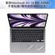 新款Macbook Air 13.6吋 A2681 手墊貼膜/觸控板保護貼(灰色) product thumbnail 3