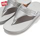 【FitFlop】LULU LASERCRYSTAL LEATHER TOE-POST SANDALS 雷射雕刻及水鑽造型夾腳涼鞋-女(銀色) product thumbnail 5