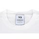Y-3 M B SS TEE背後大字母LOGO設計純棉圓領短袖T恤(男款/白) product thumbnail 4