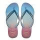 Havaianas 夾腳拖鞋 Slim Gradient Sunset 女鞋 藍 粉 漸層 沙灘 人字拖鞋 哈瓦仕 41469080001W product thumbnail 2