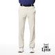 【Lynx Golf】男款彈性舒適素面外觀不對稱後袋Lynx織帶造型平口休閒長褲(二色) product thumbnail 6