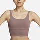 NIKE AS W NK ALATE SOLO RIB BRA 女運動內衣-紫紅-FZ6508208 product thumbnail 4