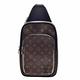 LV M46327經典Avenue系列Monogram Macassar帆布斜背包(咖啡色) product thumbnail 2