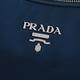 PRADA 銀字LOGO尼龍手提/肩背兩用包(藍) product thumbnail 6