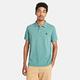 Timberland 男款藍綠色休閒短袖Polo衫|A6R29CL6 product thumbnail 2