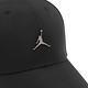 Nike 棒球帽 Jordan Rise Cap 黑 銀 可調式帽圍 經典 飛人 老帽 帽子 FD5186-010 product thumbnail 3