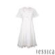 JESSICA -刺繡蕾絲設計短袖洋裝（白） product thumbnail 7