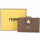 FENDI By The Way 鉚釘小牛皮卡片夾(灰棕色) product thumbnail 6